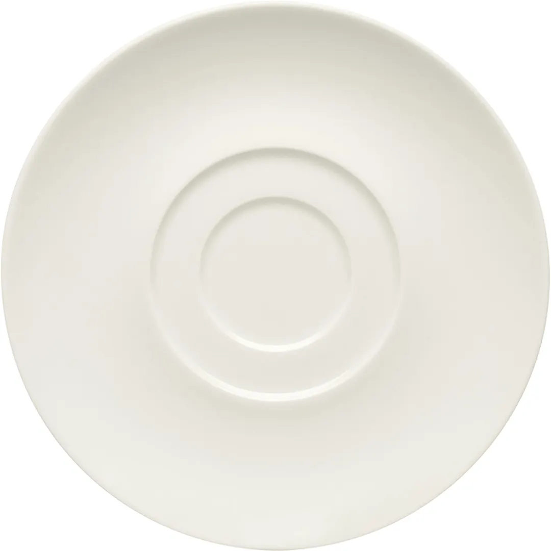 Libbey 669681962000000 - Round Porcelain Saucer 6½" Dia x ¾" H Oven Microwave Freezer Safe - 1/Case
