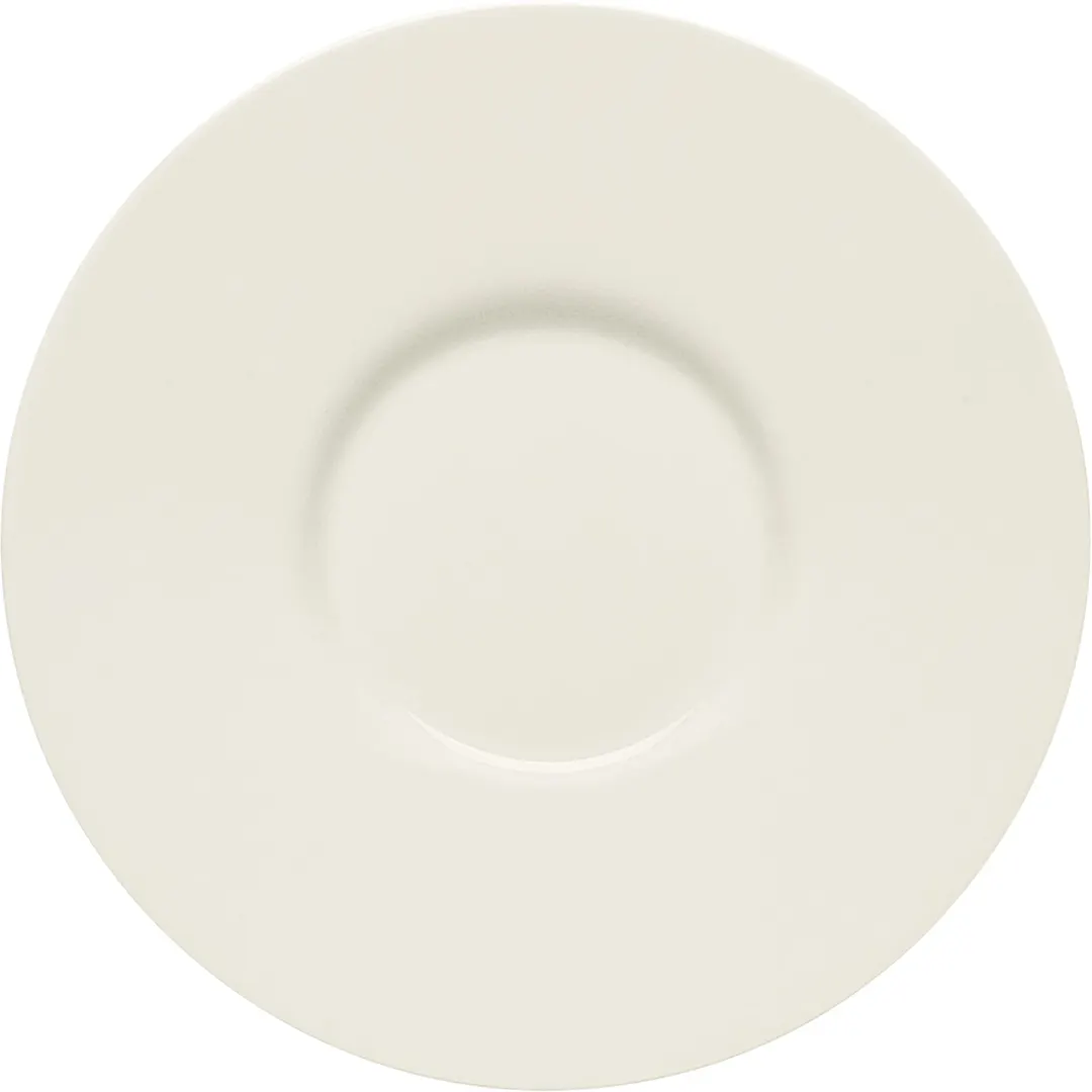 Libbey 669691962000000 - Porcelain Saucer 6¼" Dia x ¾" H, Oven Microwave Dishwasher Safe - Case