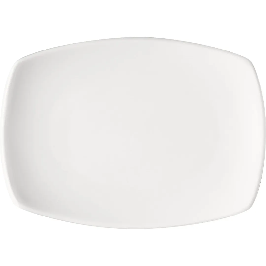 Libbey 671233612000000 Platter 14" x 9" Porcelain Oven/Microwave/Freezer Safe - 1/Case