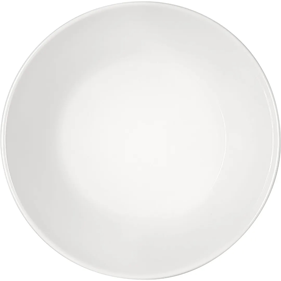 Libbey 671301412000000 - Round Porcelain Salad Bowl, 5" Dia x 1-5/8" H, 11.8 Oz, Oven/Microwave Safe