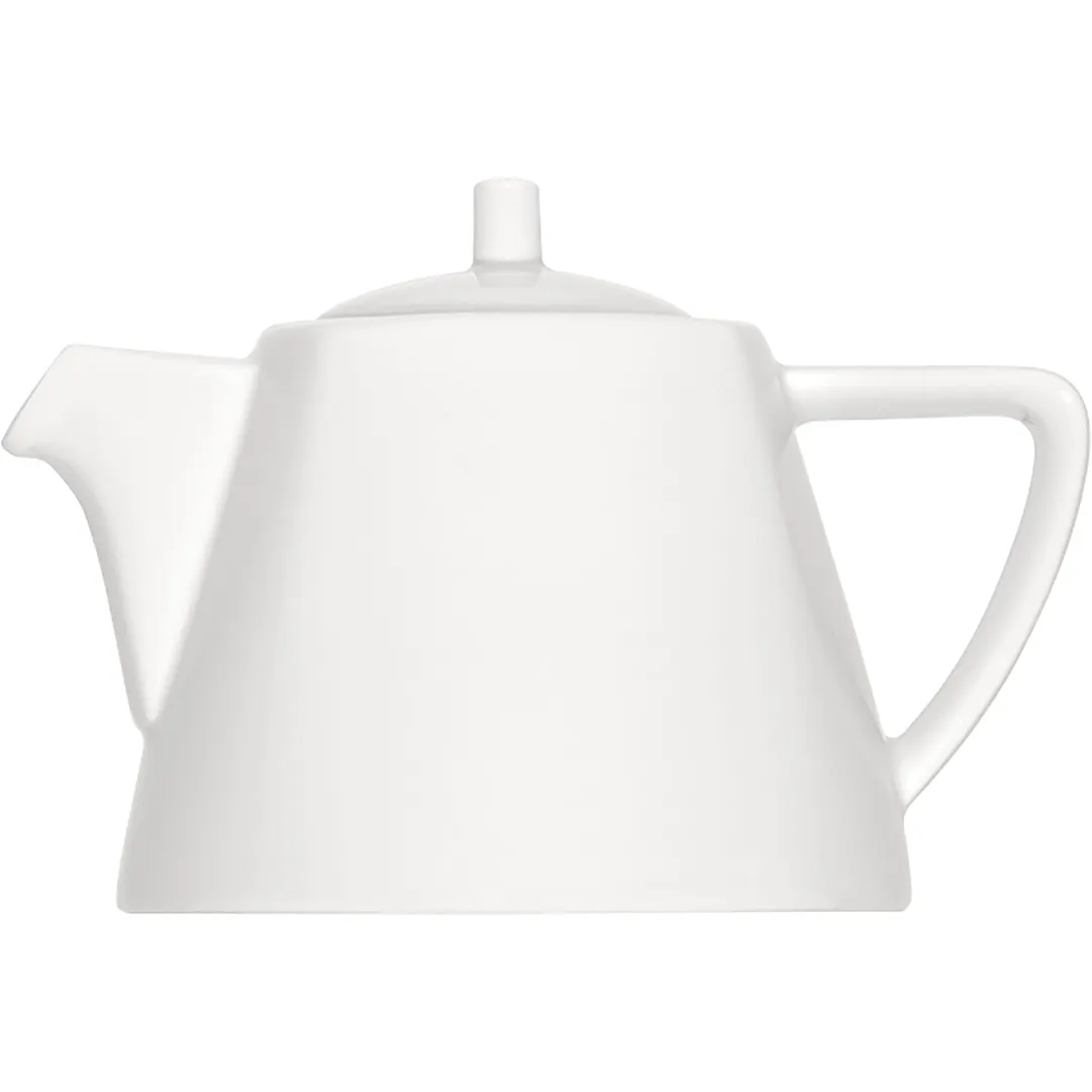Libbey 671433513000000 Porcelain Coffee Teapot 11.8 oz 6" Dia x 4" H Lid Oven Safe Dishwasher Safe
