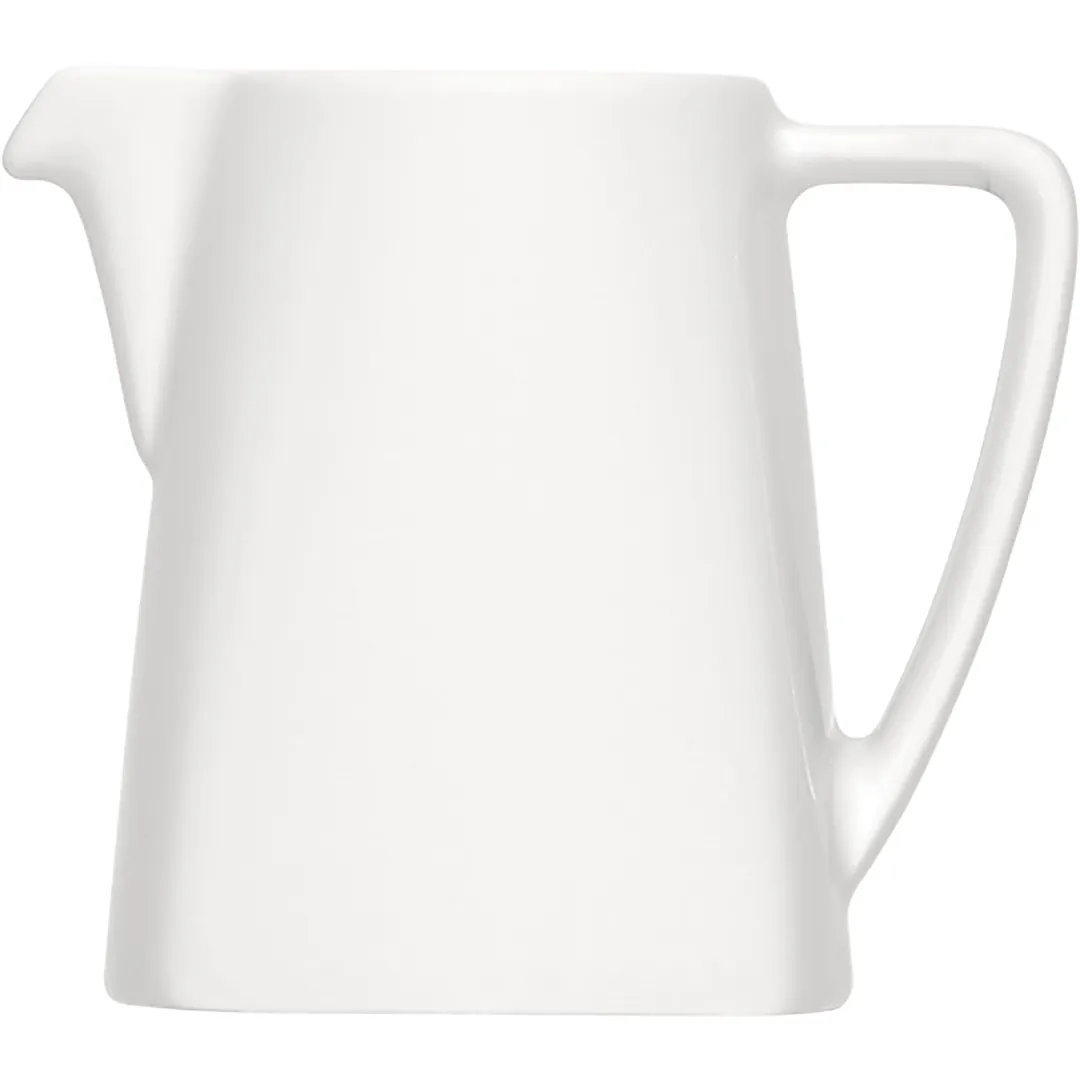 Libbey 671471512000000 Creamer Pitcher, 5.07 Oz, 3¾"x3¼" Porcelain Handle, Dishwasher Safe - 1/Case