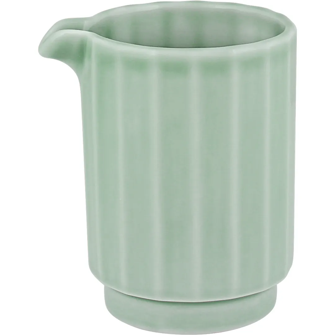 Libbey 6764715B1000000 Creamer Pitcher, 5.4 Oz, Round Porcelain Finish, No Handle - 1/Case