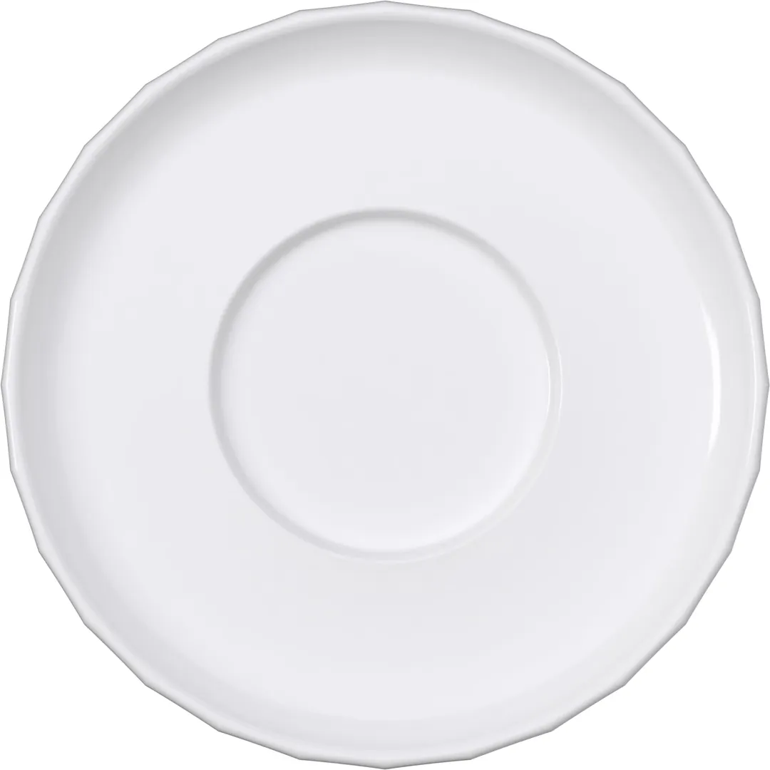 Libbey 676692012000000 Saucer 6-2/9" Dia x 5/6" H Porcelain Microwave Freezer Dishwasher - 1/Case