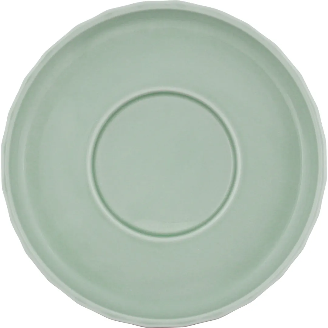 Libbey 6766920B1000000 Saucer, 6-2/9" Dia x 5/6" H, Porcelain, Microwave Safe - Case