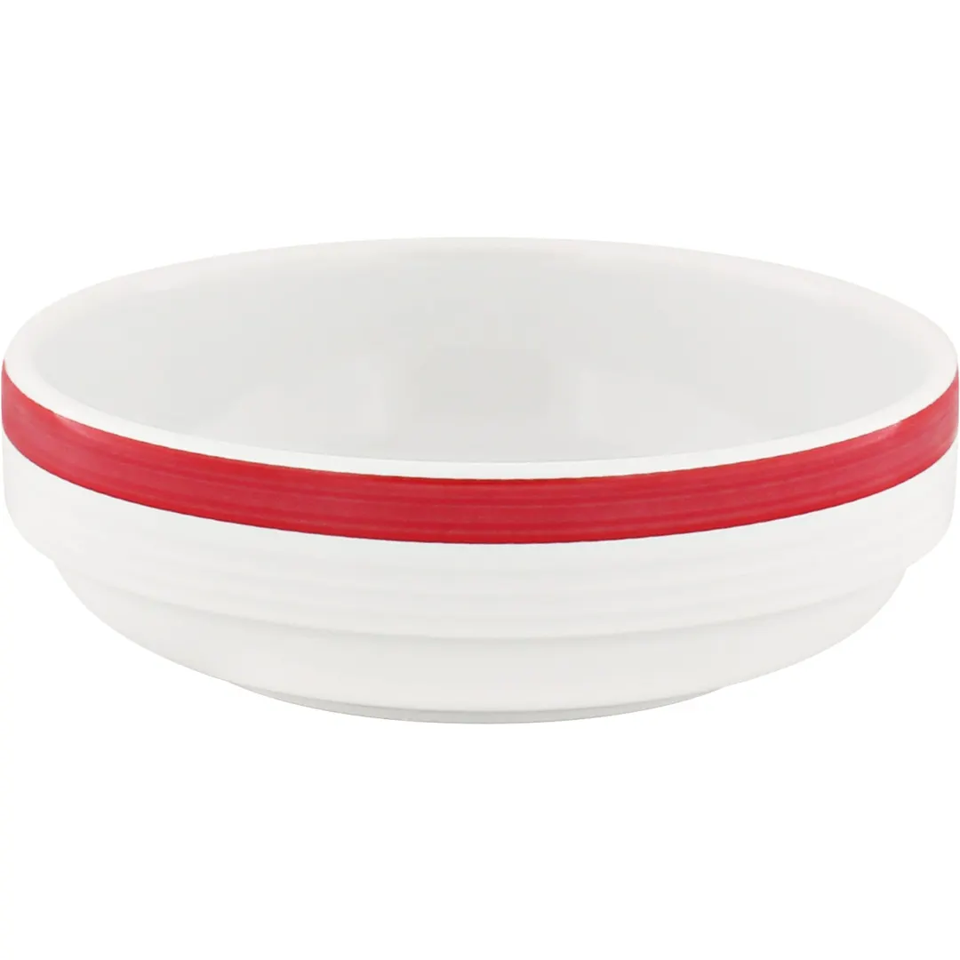 Libbey 680301211425467 - 9.5 Oz Porcelain Bowl, 4" Dia x 1.7" H, Microwave & Freezer Safe - 1/Case