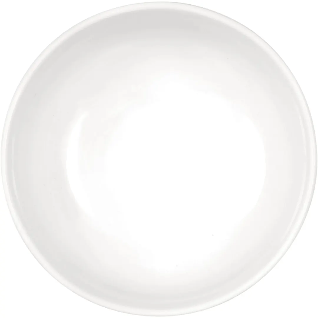 Libbey 680651012000000 - 9.5 Oz Porcelain Bowl, 3" Dia x 2-1/6" H, Dishwasher Safe - 1/Case