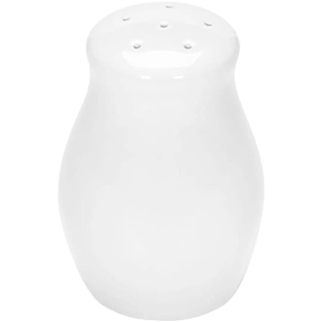 Libbey 699401013000000 Salt Shaker, 1-6/7" Dia x 2-5/7" H, Porcelain, Oven/Freezer Safe - Case