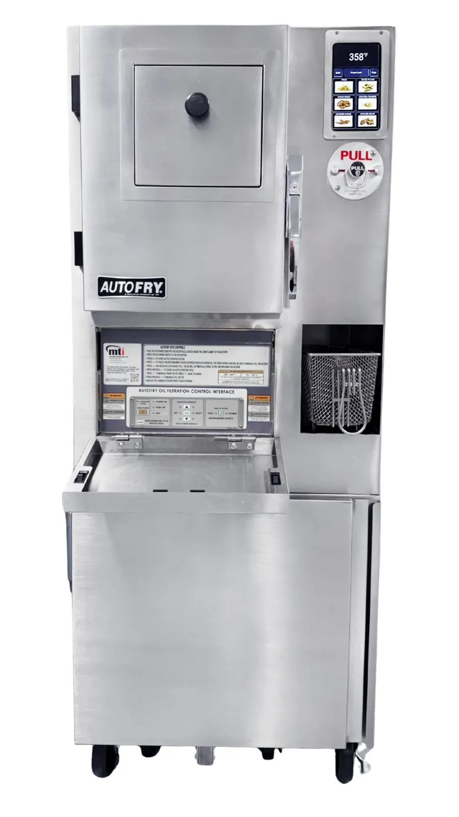 MTI AUTOFRY MTI-10X/XL PRO Electric Ventless Fryer, 2.75 Gal Oil Capacity