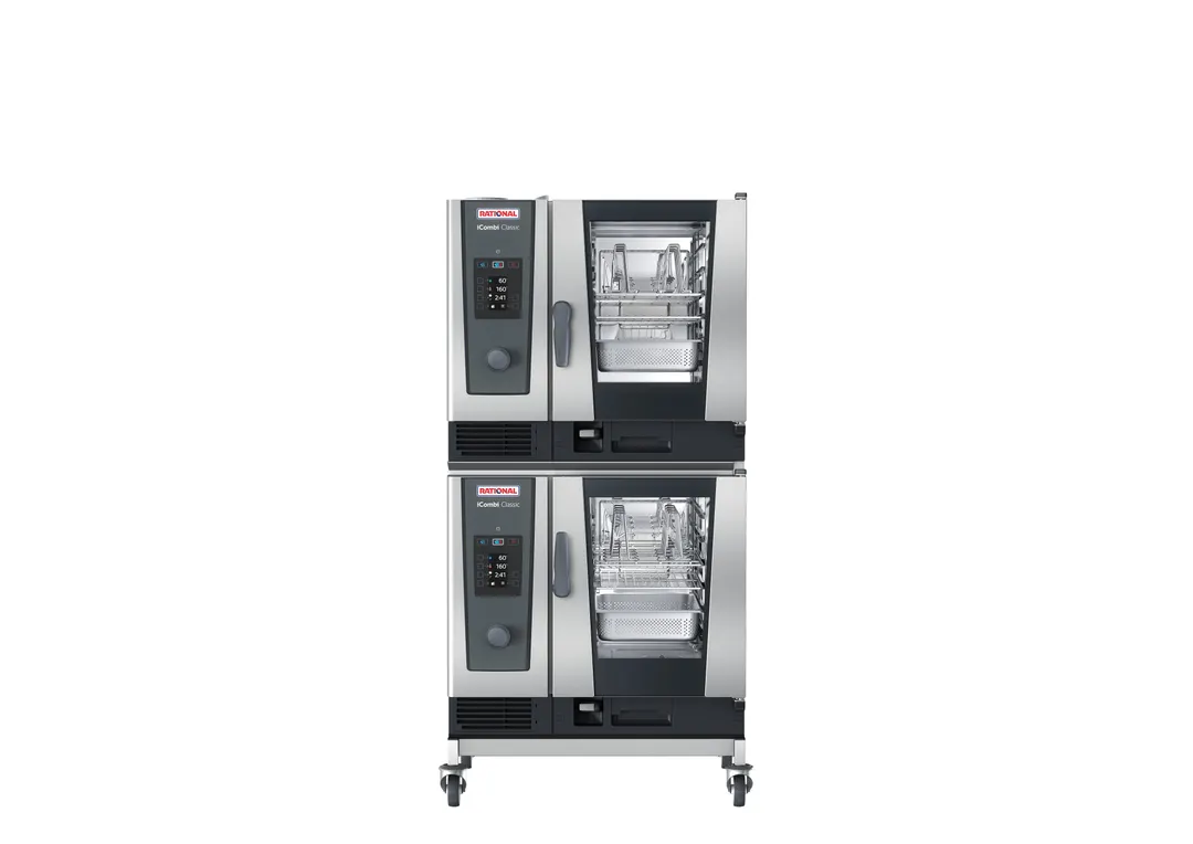 RATIONAL ICC 6-HALF NG 120V 1 PH (PKGDUO) Gas Combi Oven