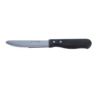 Adcraft GSK-62 Gaucho™ Steak Knife, 9-3/4" Length, 6" Blade, Black Polypropylene Handle - 1 Dozen