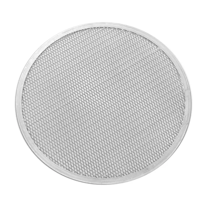 American Metalcraft 18716 Pizza Screen - 16" Heavy Duty Aluminum, Round Baking Disk for Crusts