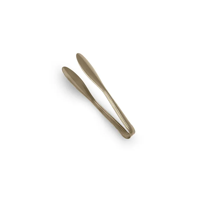 American Metalcraft CWVT6 - Wavy Champagne Serving Tongs, 6" Length, Stainless Steel, Wavy Finish