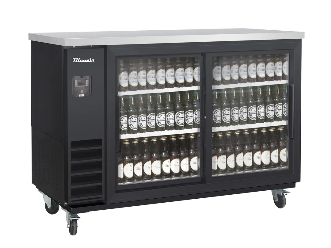 Blue Air BLNBB-60BG-SL-HC Back Bar Cooler, 61" Wide, 22"‑26" Deep, R290, 115V