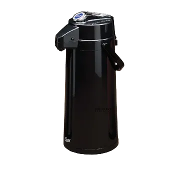 Curtis TLXA2203G000 ThermoPro Airpot 2.2 L (74 oz) Lever‑Action, Removable Top, Glass Liner, Black Plastic