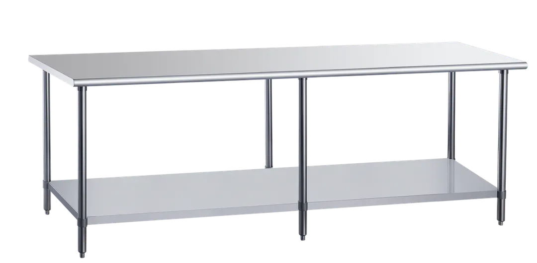 Dukers Appliance Co DCSTW-3072 Stainless Steel Top 63" - 72" Work Table