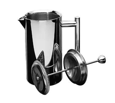 Frieling 0102 French Press, 17 Oz 8" Height, 18/10 Stainless Steel Finish, Dishwasher Safe
