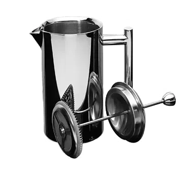 Frieling 0104 - 36 Oz French Press Tea & Coffee Maker, Double‑Wall 18/10 Stainless Steel Finish