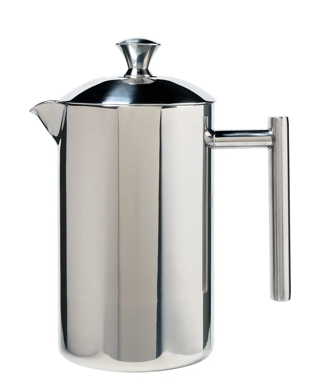 Frieling 0181 Commercial French Press, 16 oz, 7" Double‑Walled Insulated, Stainless Steel Finish