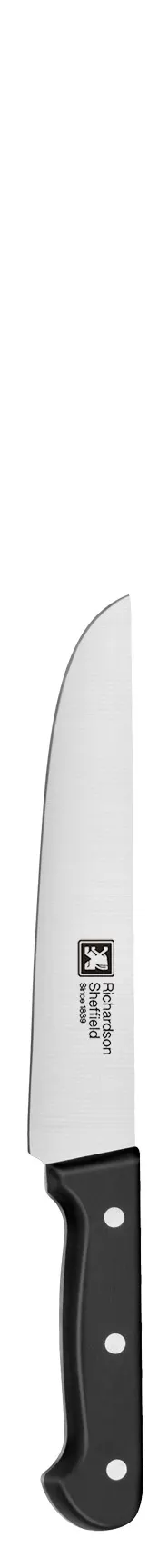 Amefa 025600RSPC221 Butcher Knife - 8" Tang Blade, ABS Handle, MOV Steel, 3 Rivets, NSF - 1/Each