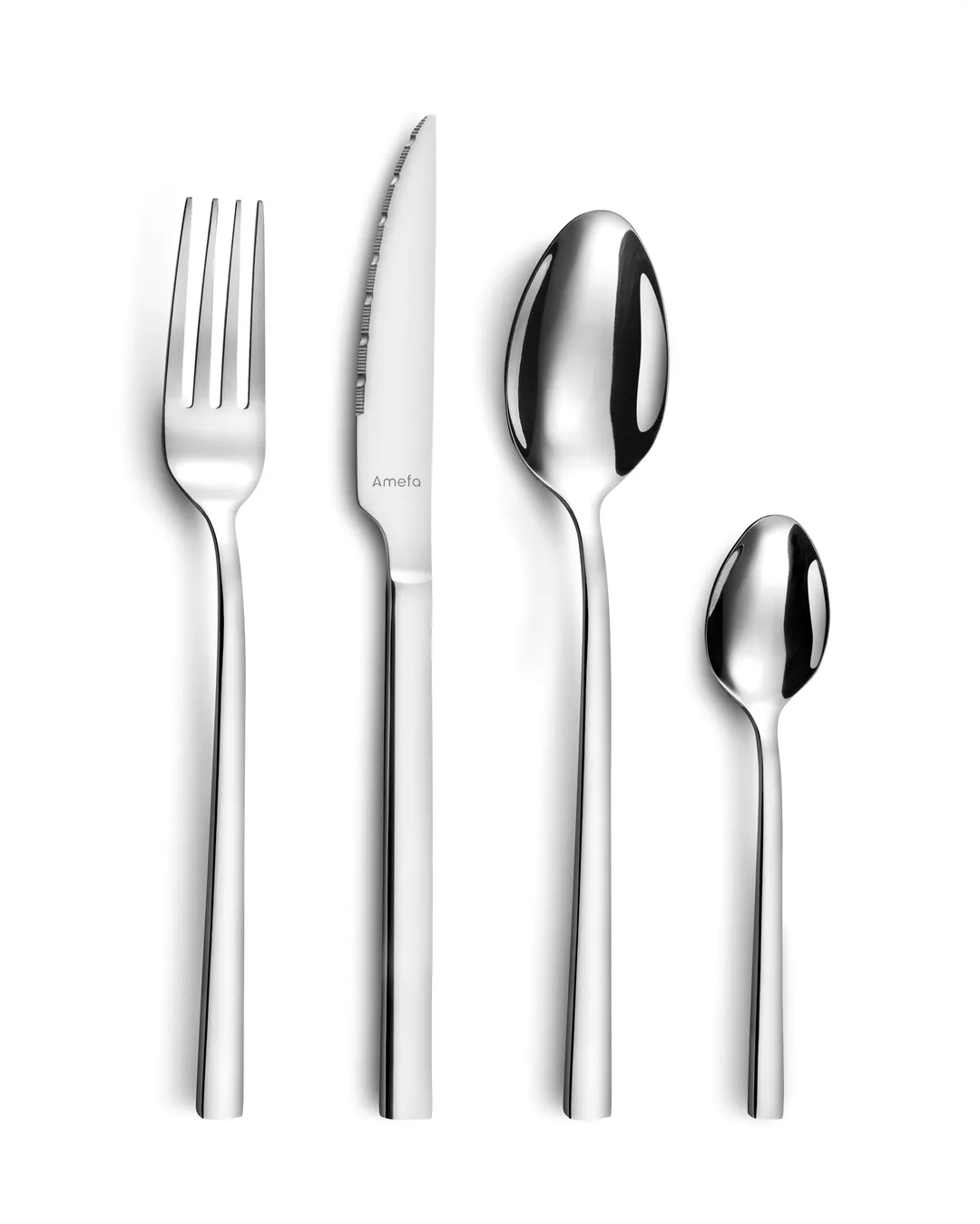 Amefa 1060X0B000320 Fork - 8-3/16" Mirror Finish, Forged 18/10 Stainless Steel, 0.11 lb - 1 Dozen