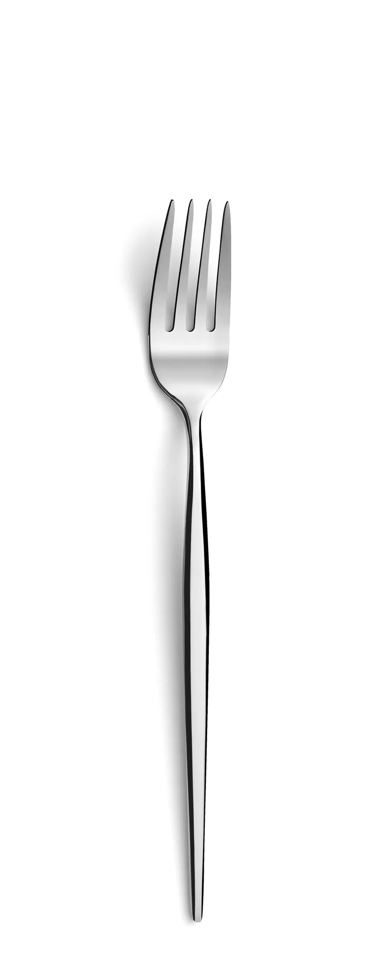 Amefa 111400B000340 Dessert Fork – 7.2" Mirror 18/0 Stainless Steel Soprano - 1 Dozen
