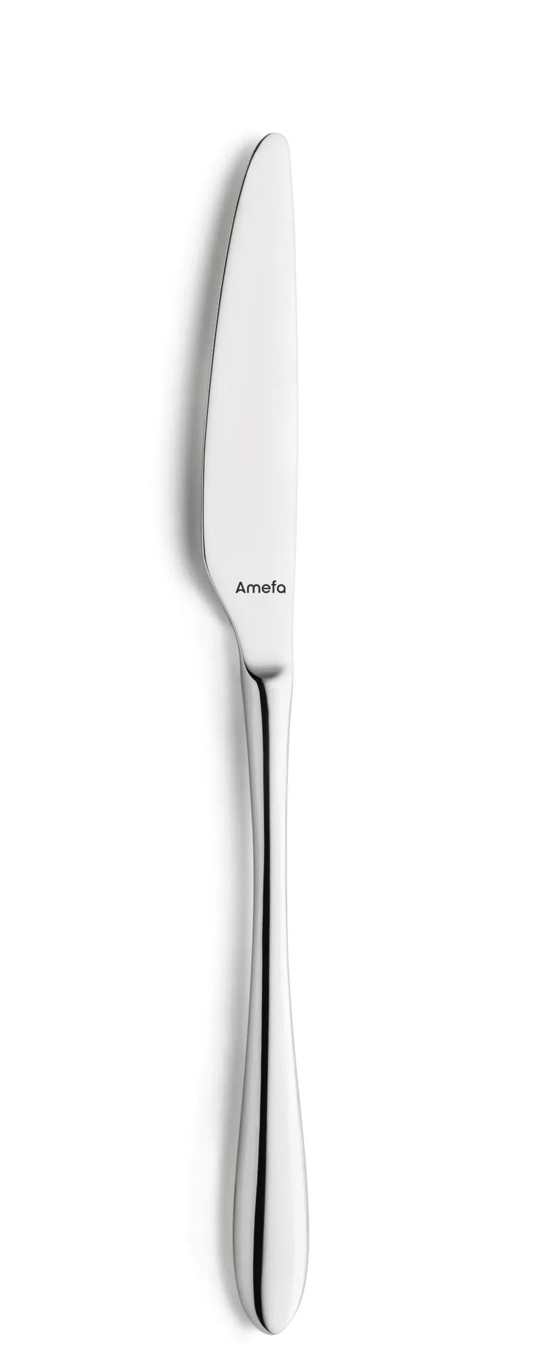 Amefa 112000B000305 - 9½" Dinner Knife, Mirror Finish, Forged 18/10 Stainless Steel, 0.18 lb - 1 Dozen