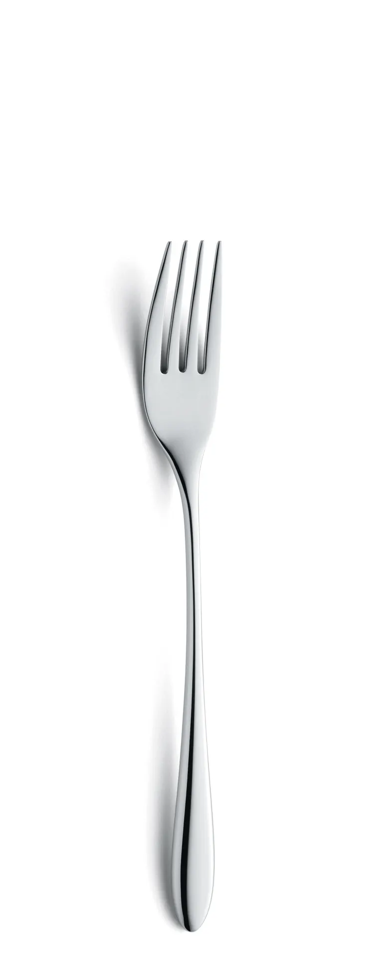 Amefa 112000B000340 Dessert Fork – 7‑8" Mirror, Forged 18/10 Stainless Steel, 0.12 lb - 1 Dozen