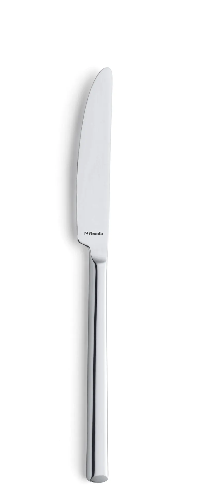 Amefa 117000B000305 Dinner Knife - 8-7/8" Mirror Finish, 13/0 Stainless Steel, Metropole - 1 Dozen