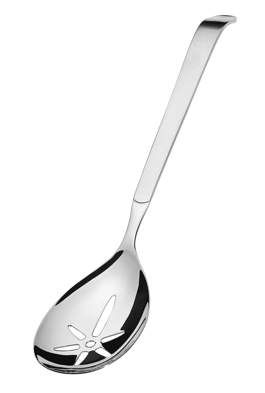 Amefa 131900B000245 - Slotted Serving Spoon, 12‑7/16" Length, 18/10 Stainless Steel, Finish - 1/Case