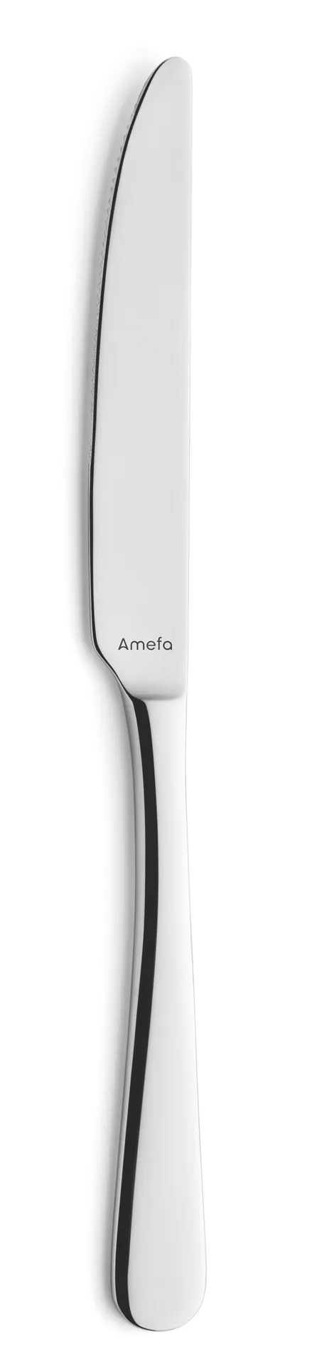 Amefa 141000B000305 Dinner Knife - 9-1/4" Finish, 13/0 Stainless Steel, 0.16 lb Each - 1 Dozen