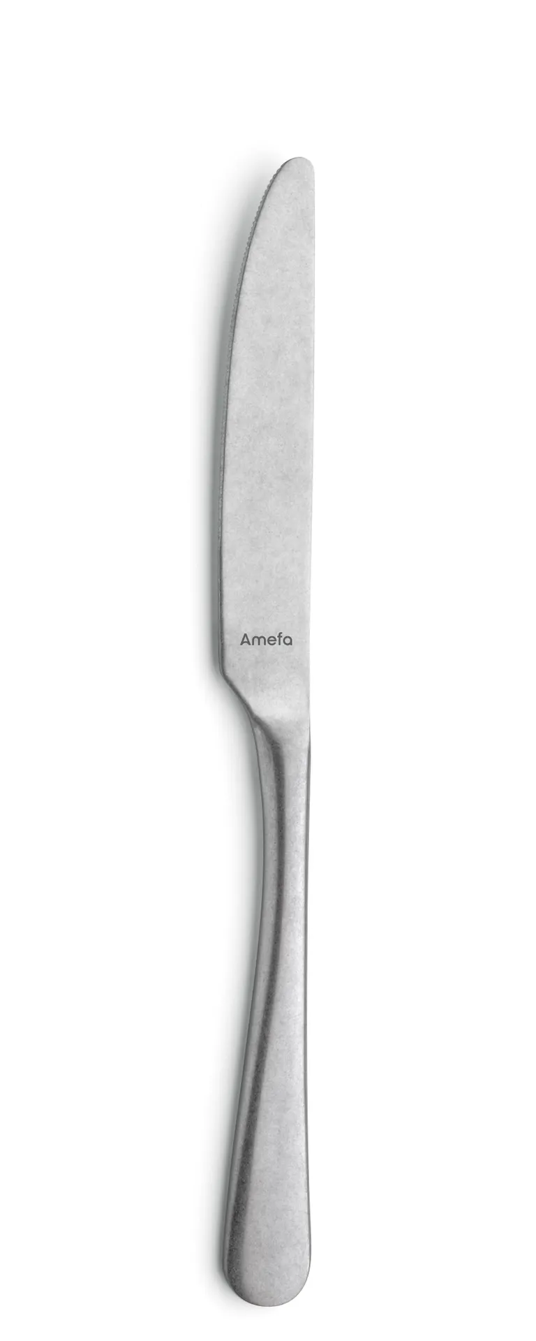 Amefa 141024B000305 Dinner Knife – 9¼" Stonewash, 13/0 Stainless Steel, 9-1/4" Blade, 0.18 lb - 1 Dozen
