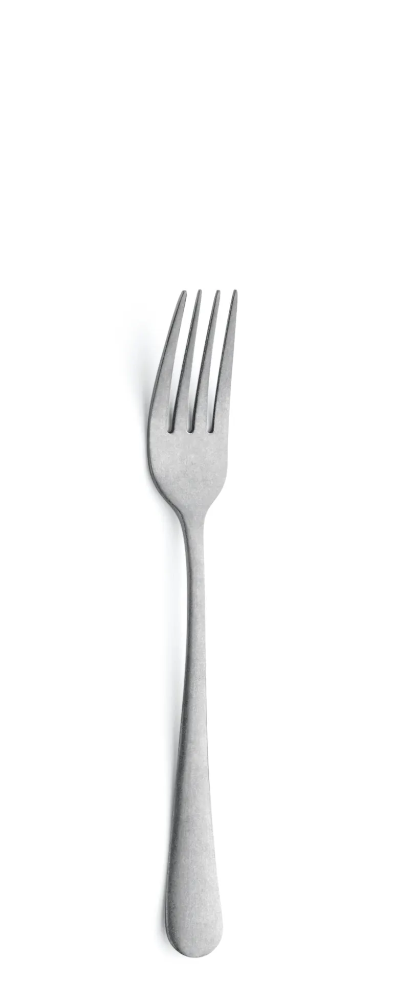 Amefa 141024B000340 Dessert Fork, 7"-3/16" Stonewash Finish, 18/10 Stainless Steel - 1 Dozen