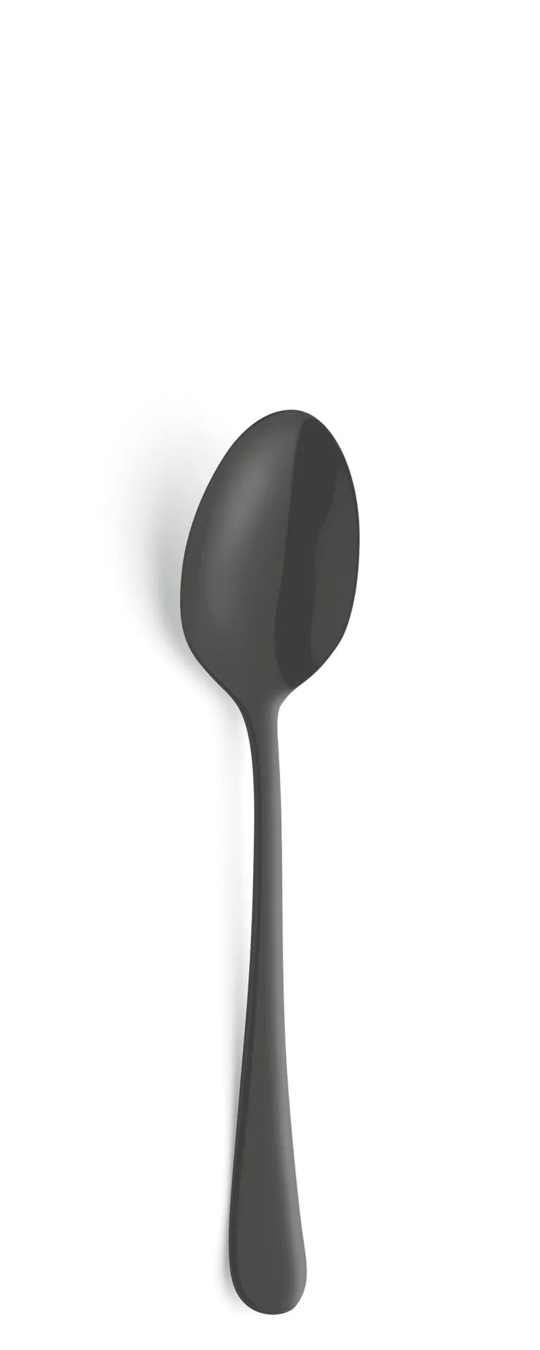 Amefa 1410ATB000345 Dessert Spoon - 7"3/16" Finish, 18/0 Stainless Steel, Austin Black - 1 Dozen