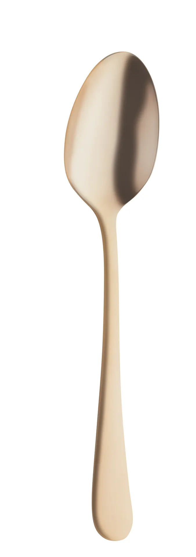 Amefa 1410AUB000325 Dinner Spoon - 8" Spoon, Satin, 18/0 Stainless Steel, Austin PVD Gold - 1 Dozen