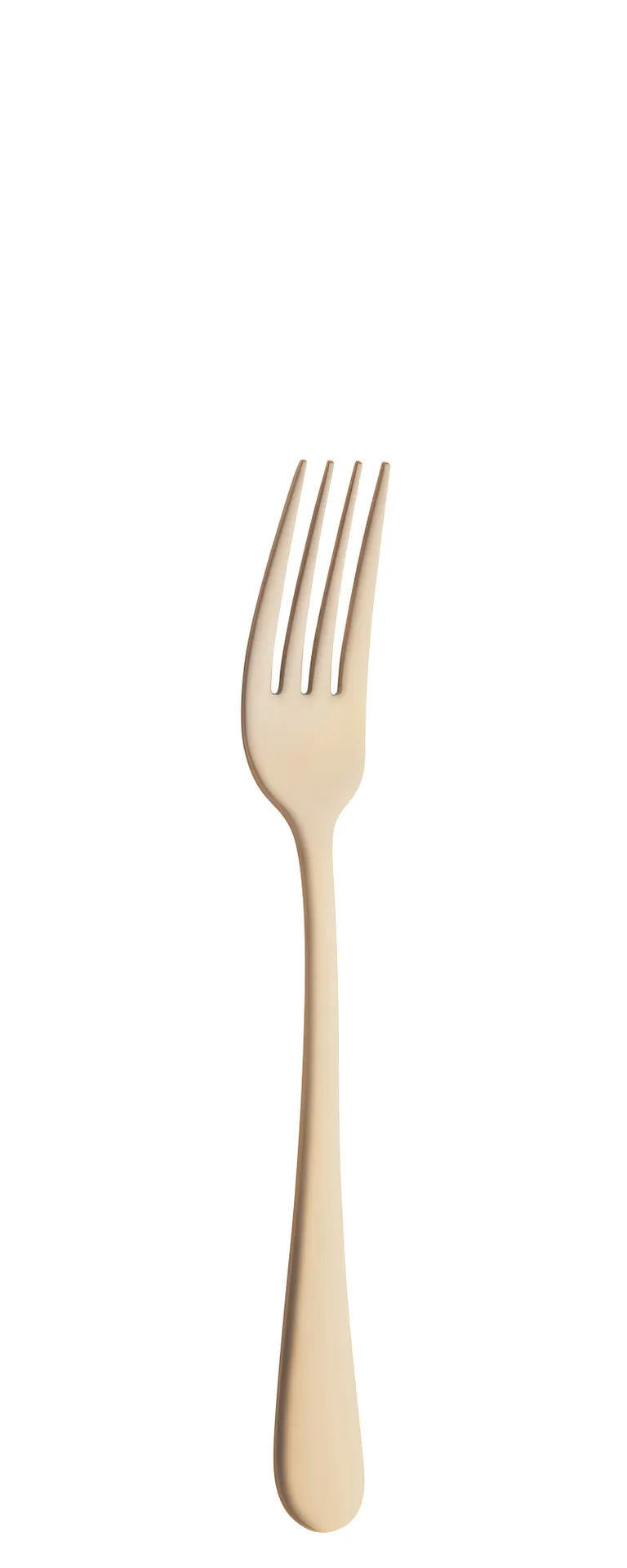 Amefa 1410AUB000340 Dessert Fork, 7"-3/16 Gold PVD Finish, 18/10 Stainless Steel, 0.06 lb - 1 Dozen