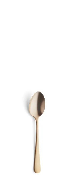 Amefa 1410AUB000380 Demitasse Spoon 5-5/8" Satin 18/0 Stainless Steel Austin PVD Gold - 1 Dozen
