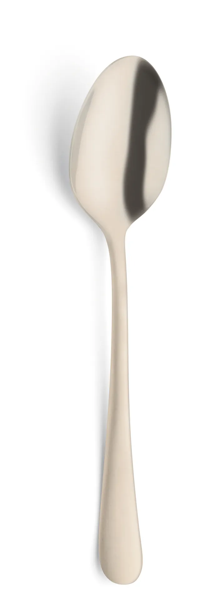 Amefa 1410AVB000325 Dinner Spoon - 8" Satin Finish, 18/0 Stainless Steel, PVD Champagne, 1 Dozen