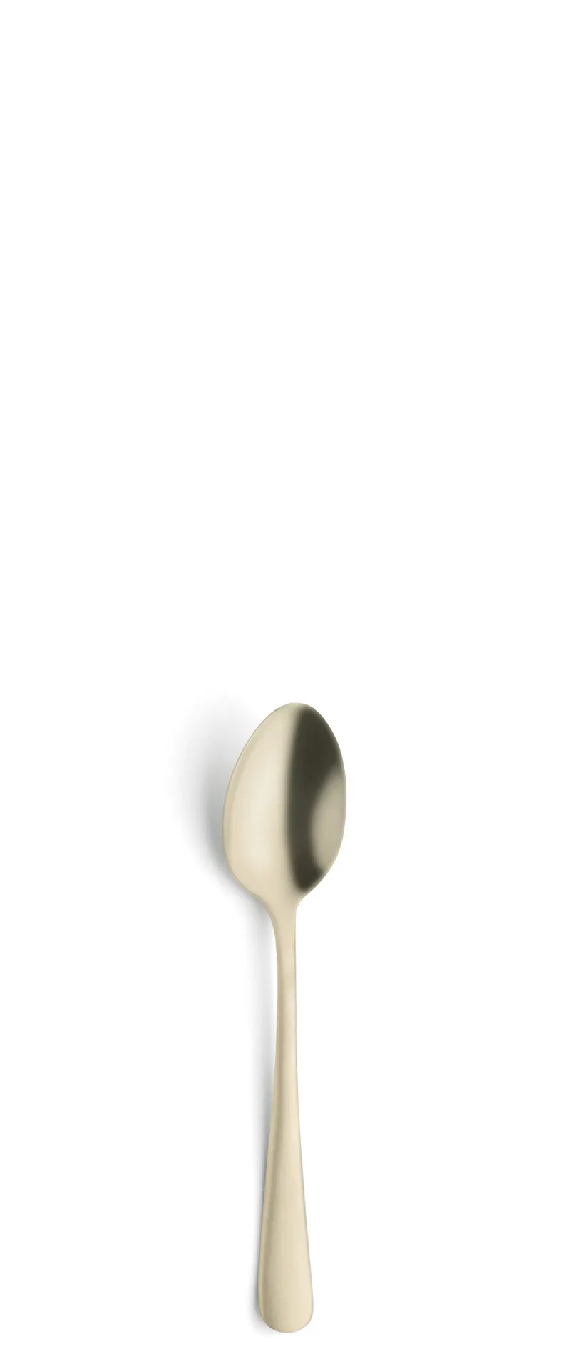 Amefa 1410AVB000380 Demitasse Spoon 4-11/16" Satin 18/0 Steel Austin PVD Champagne - 1 Dozen