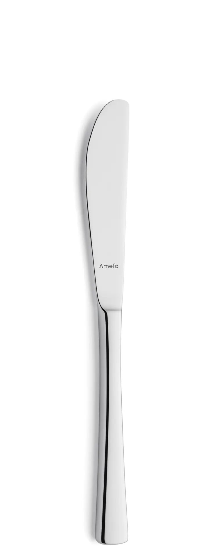 Amefa 182400B000305 Dinner Knife - 8-3/16" Finish, 13/0 Stainless Steel Knife, Atlantic - 1 Dozen