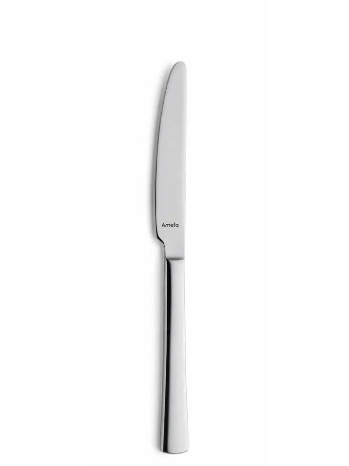 Amefa 182400B000306 - XL Dinner Knife, 9" Mirror Finish, 13/0 Stainless Steel, 0.16 lb - 1 Dozen