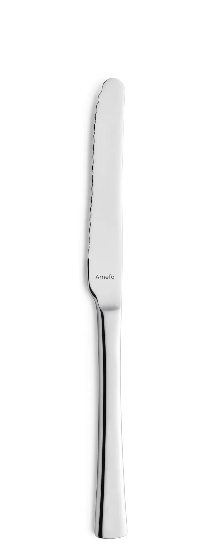 Amefa 182400B000311 Bread & Sandwich Knife, 8-15/16" Blade, Mirror Finish, 18/10 Stainless Steel - 1 Dozen