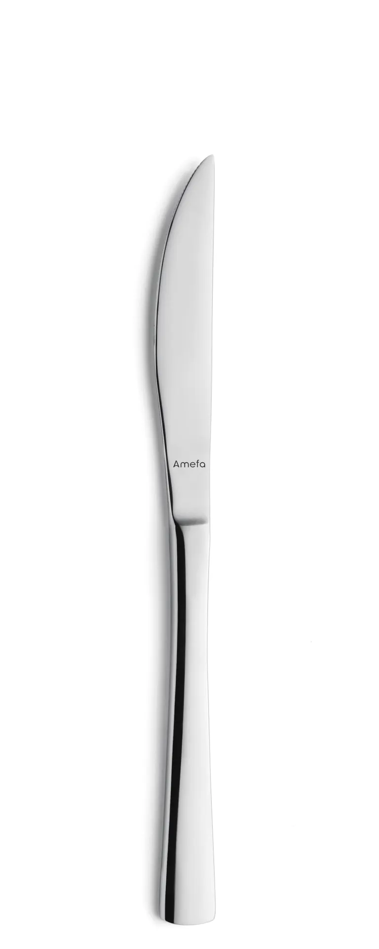 Amefa 182400B000315 Steak Knife, 8"-9" Mirror Finish, 13/0 Stainless Steel Handle, Atlantic - 1 Dozen