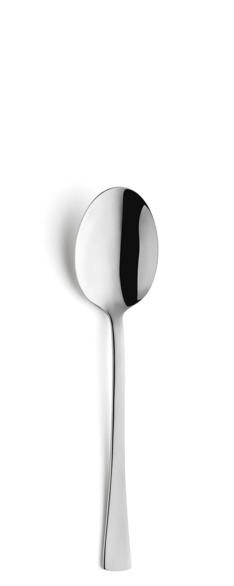 Amefa 182400B000345 Atlantic Dessert Spoon, 7"1/16" Mirror Finish, 18/10 Stainless Steel - 1 Dozen