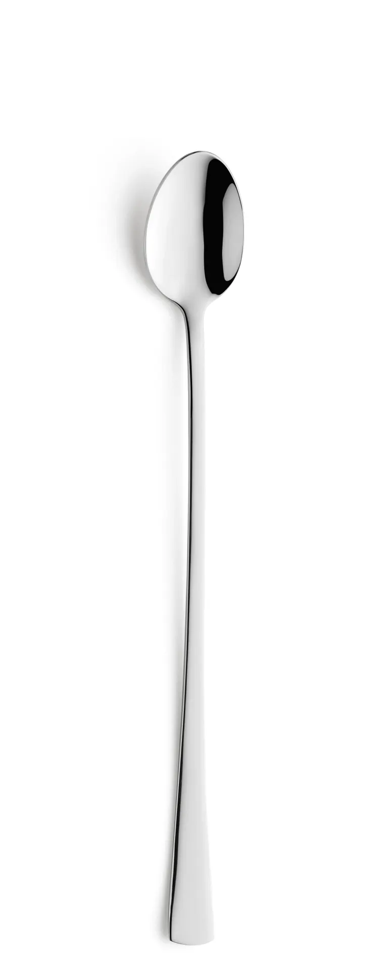 Amefa 182400B000403 Iced Tea Spoon, 8-5/8" Mirror Finish, 18/10 Stainless Steel, Atlantic - 1 Dozen