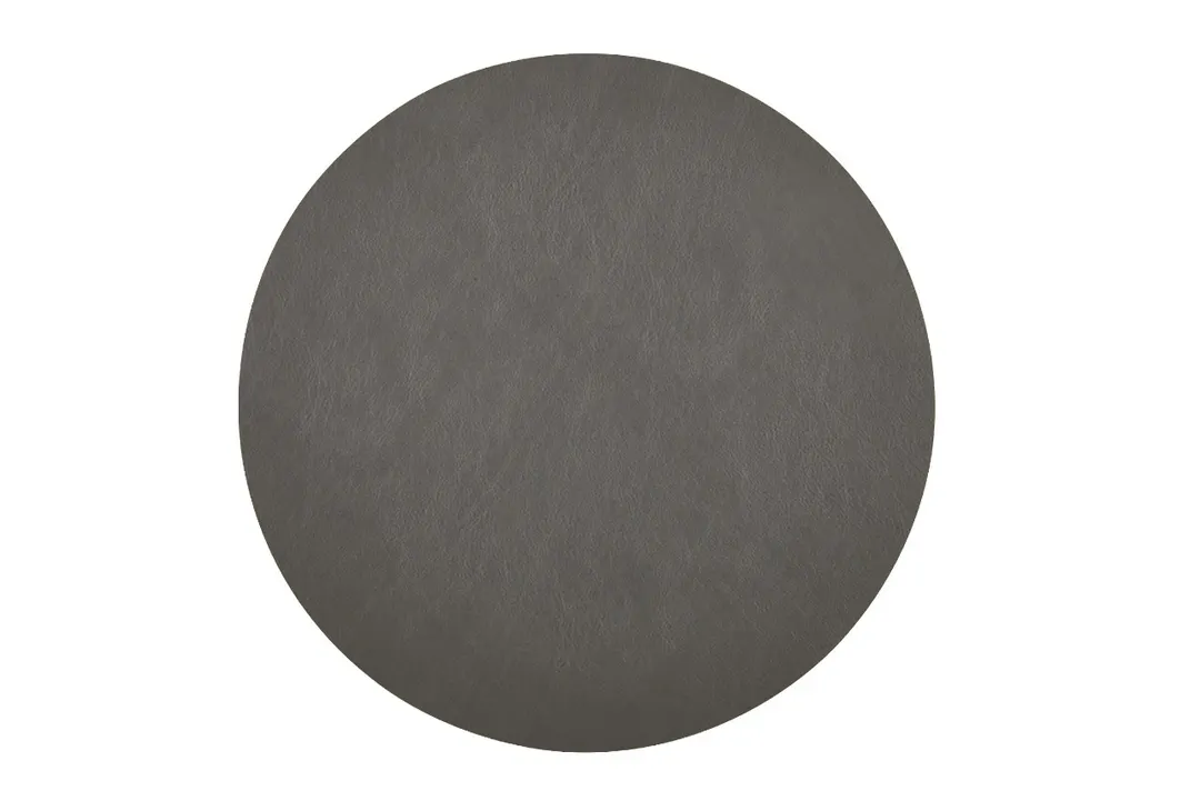 Davanti Frieling Mattola Placemats 80004 - Round 15" Placemat, Gray, Anti‑Slip, Dishwasher Safe