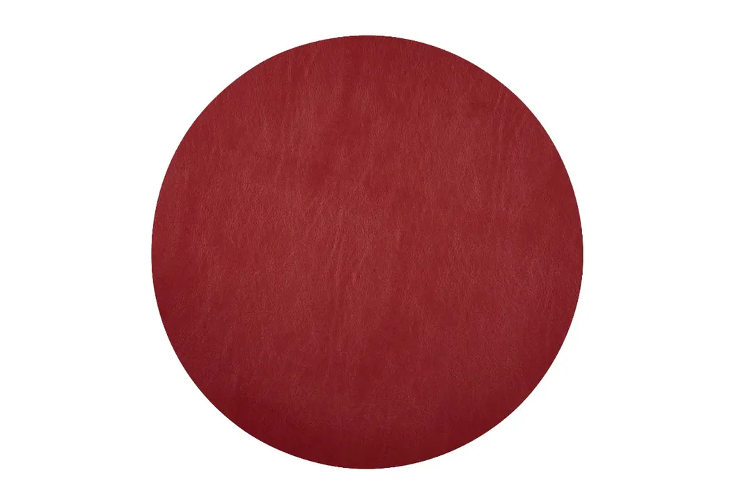 Davanti Frieling Mattola Placemats 80008 - Round 15" Vinyl Placemat Red Antimicrobial Anti‑Slip