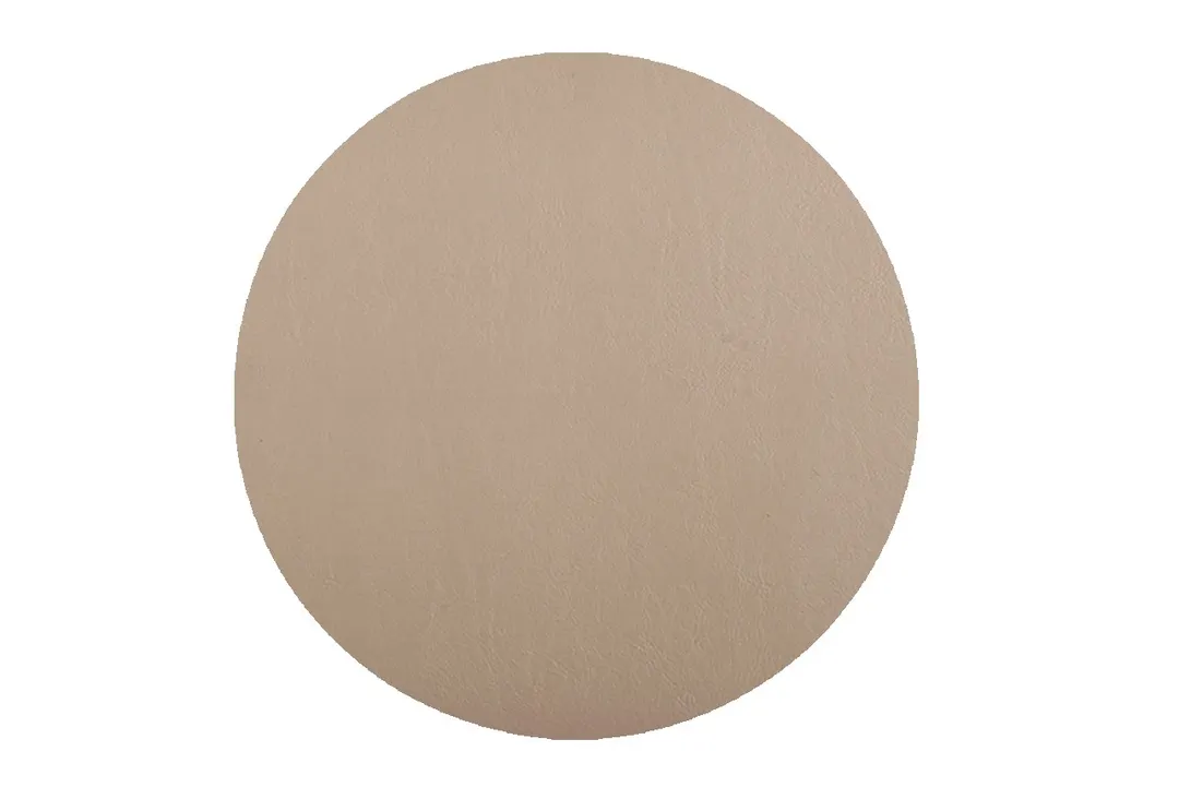 Davanti Frieling Mattola Placemats 80010 - Round 15" Placemat, Taupe, Antimicrobial, Anti-Slip