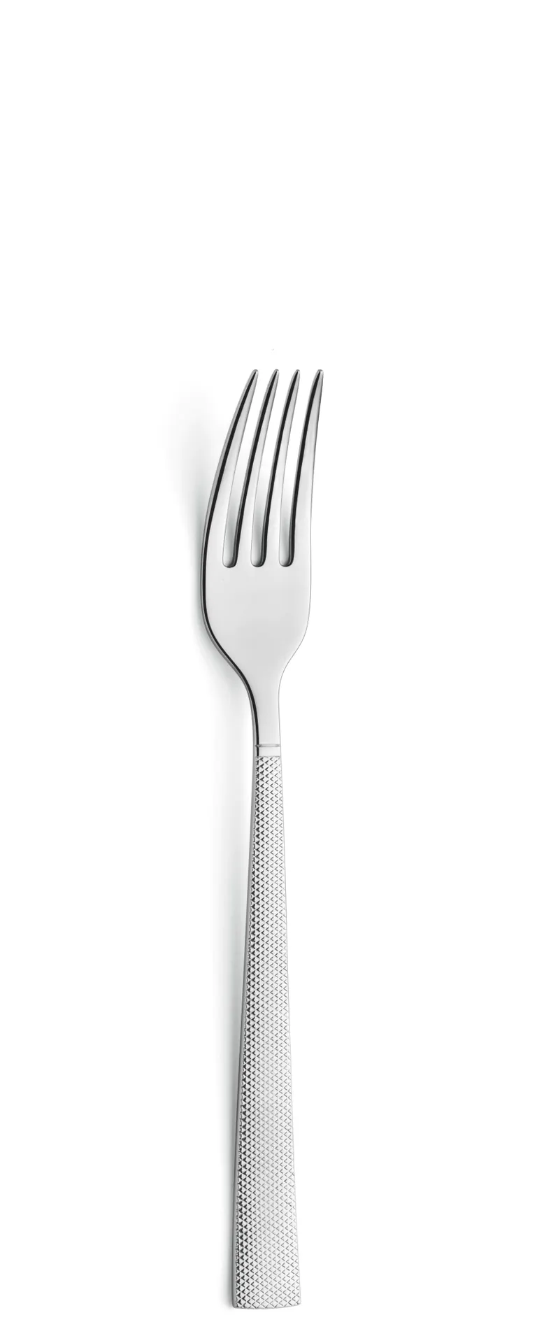 Amefa 801000B000340 Dessert Fork - 7-9/16" Mirror 18/10 Stainless Steel Jewel - 1 Dozen