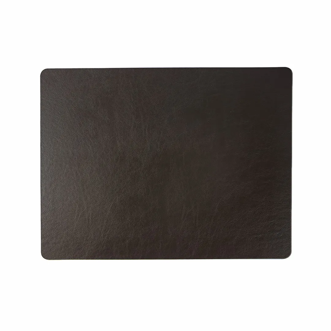 Davanti Frieling Mattola Placemats 80102 - Vinyl Placemat 17" x 13", Dark Brown, Anti‑Slip